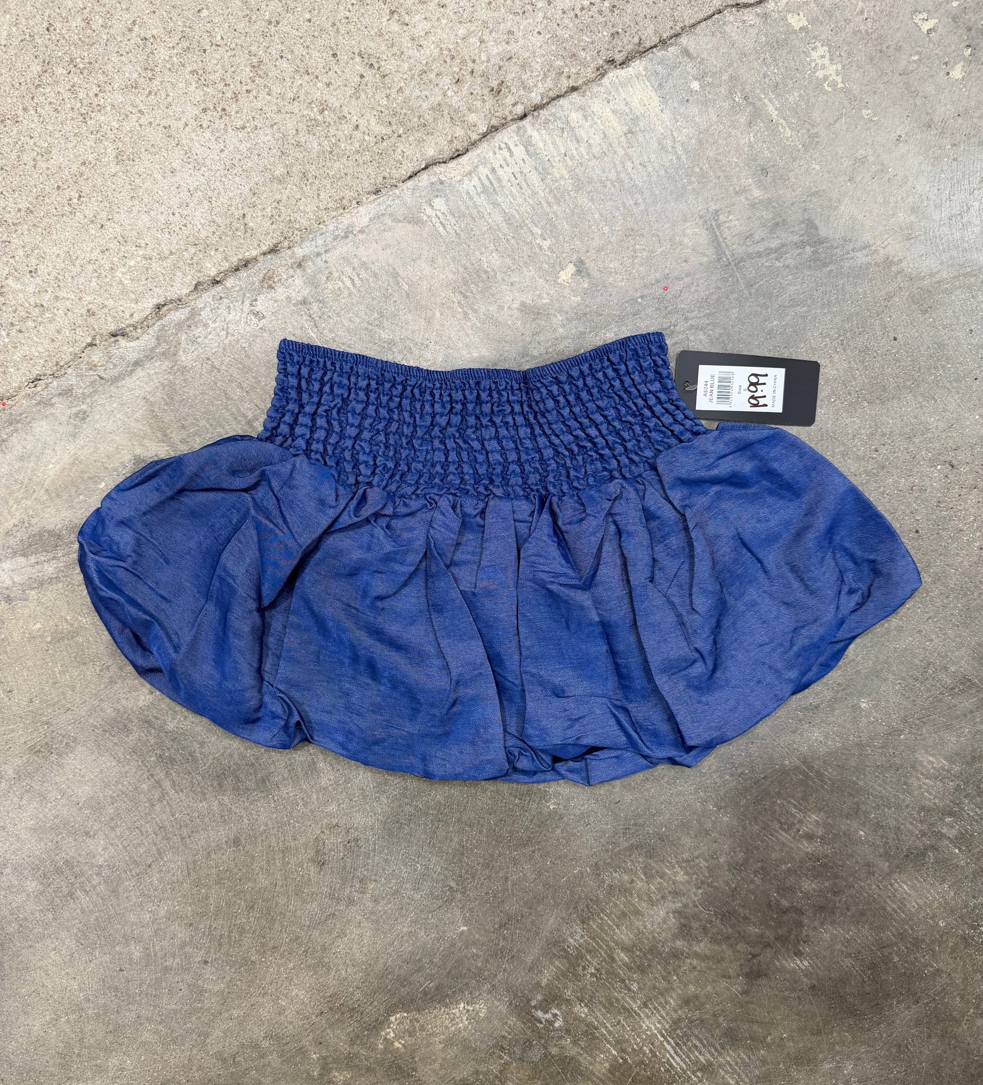 Blue Bubble Skort