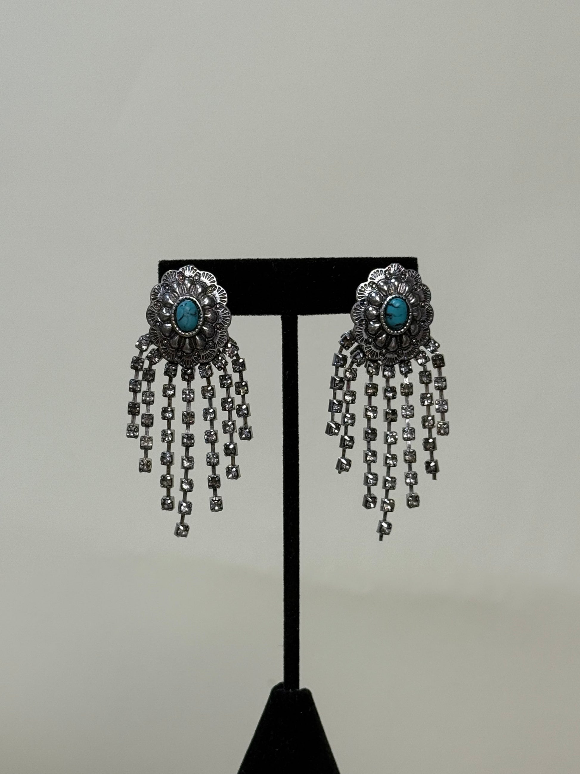 Metal Turquoise w/ Tassels