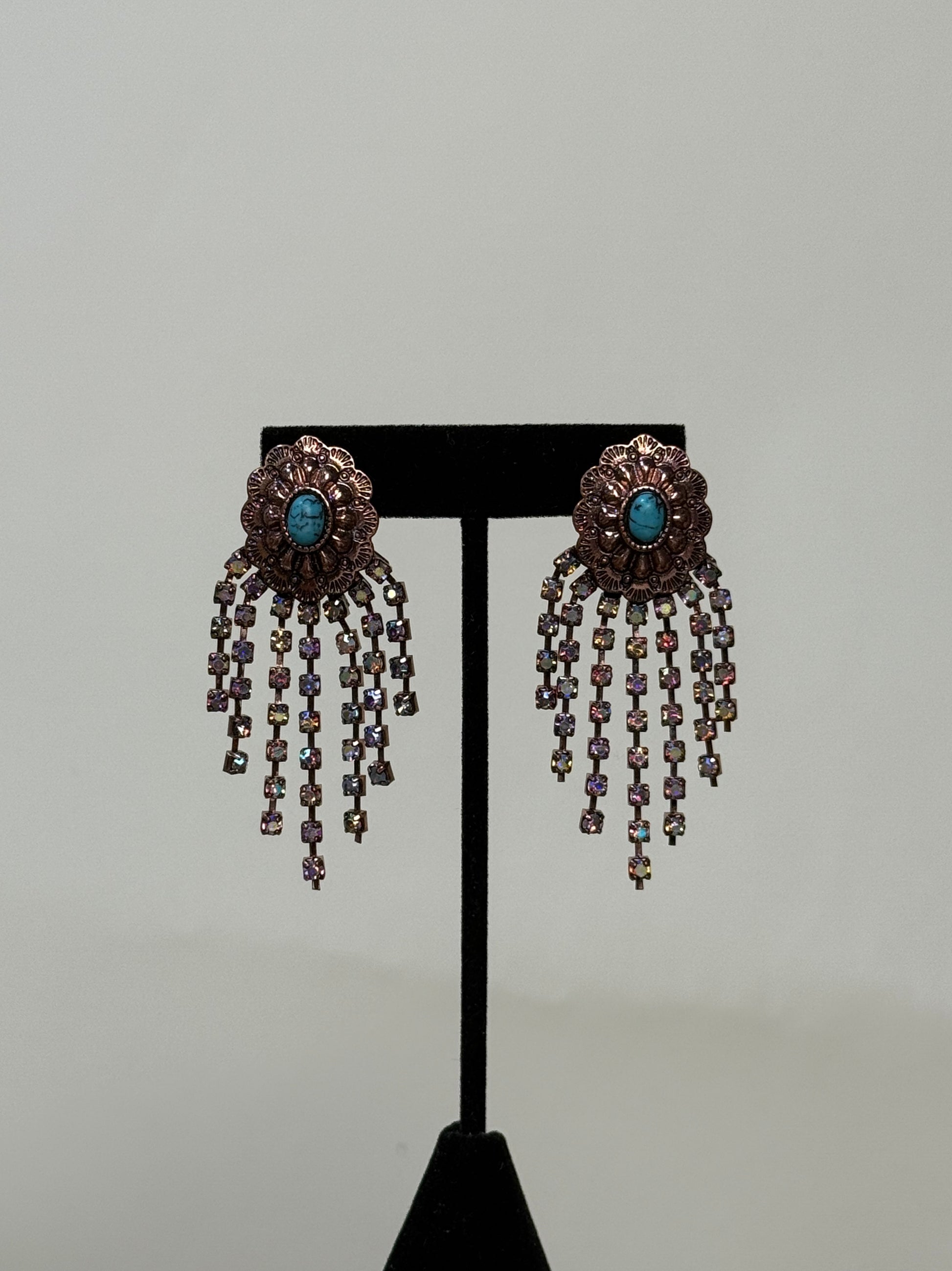 Bronze Turquoise w/ Tassels