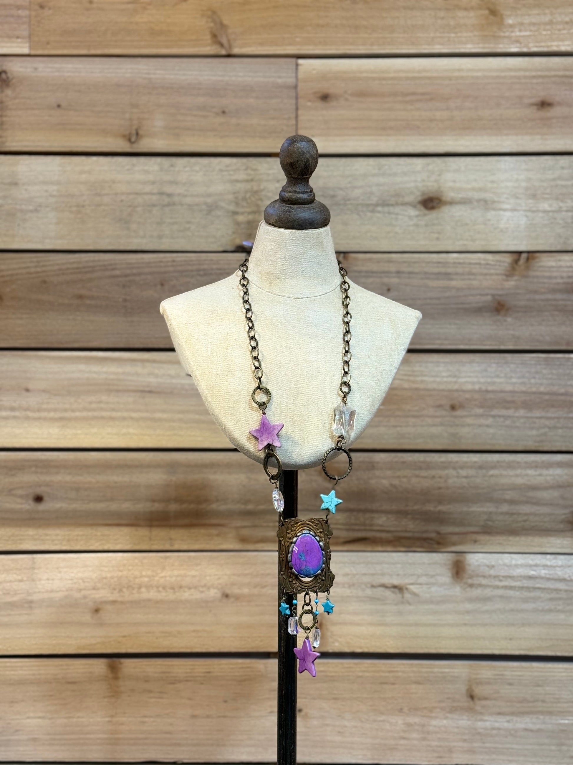 Purple and Gold Chain