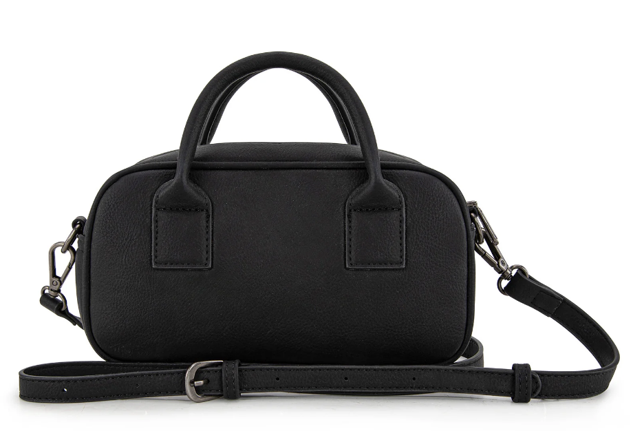 Wrangler Whipstitch Collection Mini Satchel/Crossbody Bag - Black