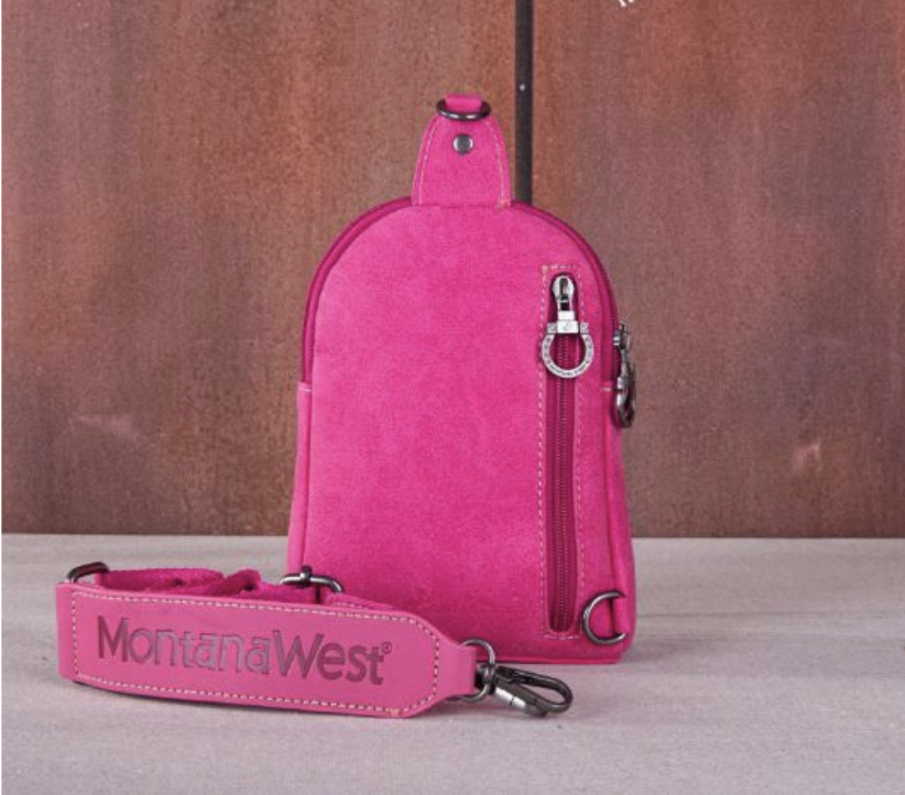 Montana West Embroidered Boot Stitch Sling Bag