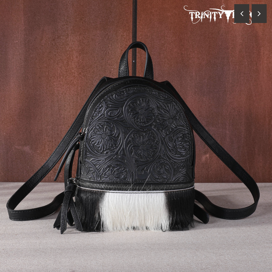 Trinity Ranch Hair-On Cowhide Collection Mini Backpack