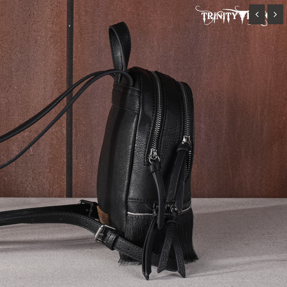 Trinity Ranch Hair-On Cowhide Collection Mini Backpack