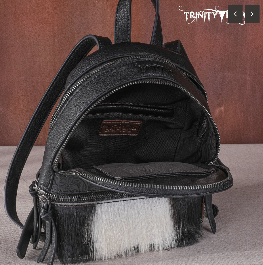 Trinity Ranch Hair-On Cowhide Collection Mini Backpack