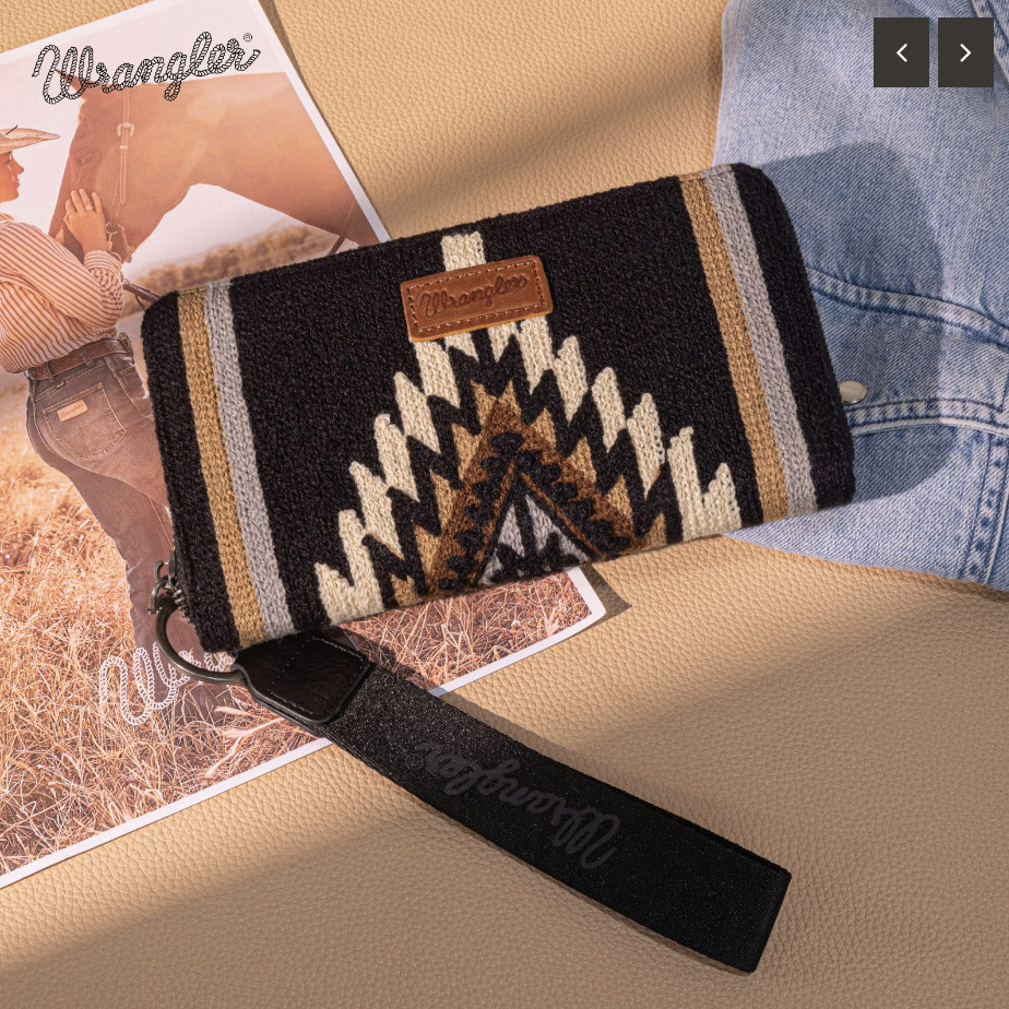 Wrangler Southwestern Knitted Wallet/Wristlet
